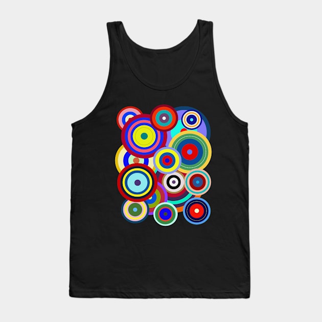 Op Art No. 203 Kandinsky Tank Top by RockettGraph1cs